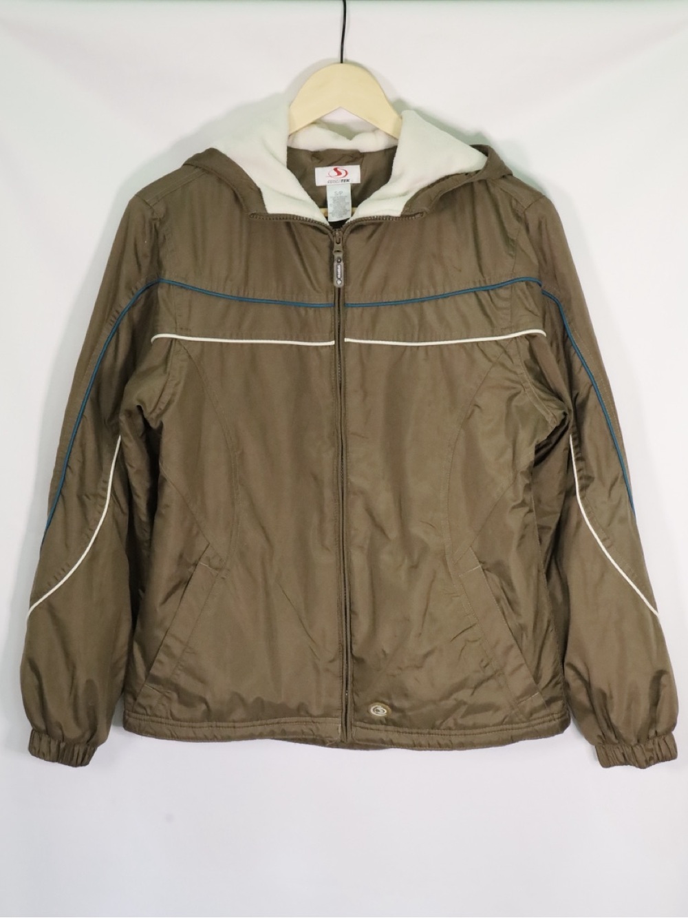 Sport-Tek Jacket with Fleece Lining | Olive Brown Size Small